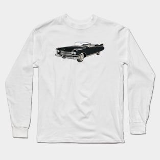 Black Vintage Luxury Car Long Sleeve T-Shirt